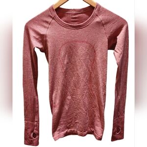 Lululemon Athletica Rose Long Sleeve Top